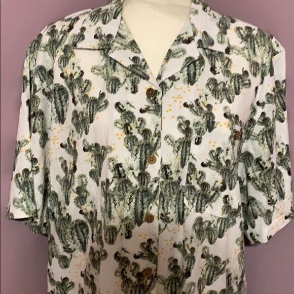 Men’s boca classics fun cactus shirt - Picture 1 of 4